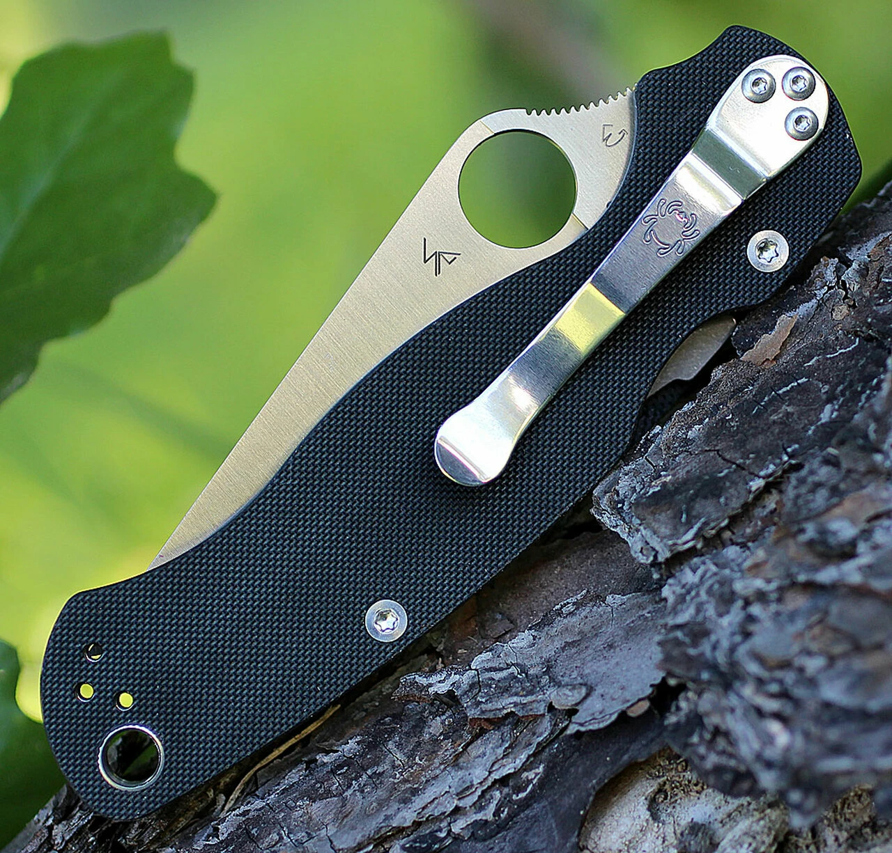 Buy ✨ Spyderco Knives Spyderco C81GPLE2 Para Military 2 Left Handed, CPM S30V Plain Blade, G-10 Handle ⌛ 4 Buy ✨ Spyderco Knives Spyderco C81GPLE2 Para Military 2 Left Handed, CPM S30V Plain Blade, G-10 Handle ⌛ - Image 4