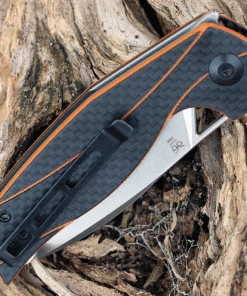 Promo ✔️ CIVIVI Knives CIVIVI Anthropos C903A, 3.25" D2 Satin Drop Point Blade, Orange G-10 Handle w/ Carbon Fiber Overlay Overlay 🎁 -Automatic Knives shop c903a.2 63921.1628006295