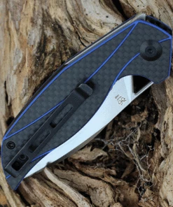 Brand new ⭐ CIVIVI Knives CIVIVI Anthropos C903B, 3.25" D2 Satin Drop Point Plain Blade, Blue G-10 Handles w/ Carbon Fiber Overlay 💯 -Automatic Knives shop c903b.2 06432.1628005414