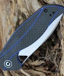 Brand new ⭐ CIVIVI Knives CIVIVI Anthropos C903B, 3.25" D2 Satin Drop Point Plain Blade, Blue G-10 Handles w/ Carbon Fiber Overlay 💯 -Automatic Knives shop c903b.3 29363.1628005413