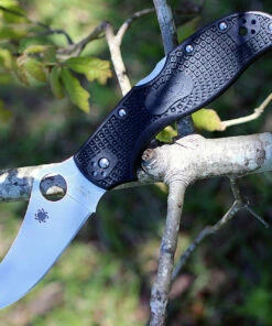 Coupon 🎁 Spyderco Knives Spyderco C90PBK2 Stretch 2 Lightweight, 3.45" VG-10 Plain Blade, FRN Handles ⌛