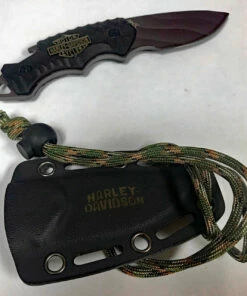 Top 10 ❤️ Case Harley Davidson Tex X Neck, 6" Closed Stainless Steel, Black G10 Handle, Kydex Sheath 🎉