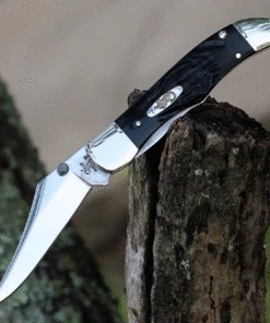 Discount 🛒 Case 60442 A/O Mid-Folding Hunter, Rough Black Synthetic Handle (61265AC SS) 👏