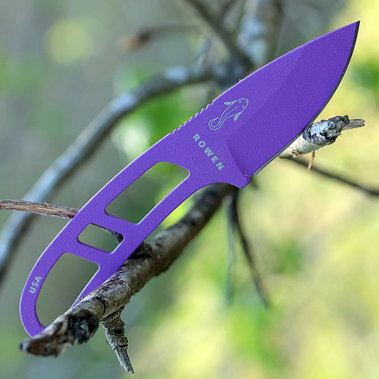 Best Sale ❤️ ESEE Knives Esee Candiru Knife Purple, Clear/White Molded Sheath 🌟 2 Best Sale ❤️ ESEE Knives Esee Candiru Knife Purple, Clear/White Molded Sheath 🌟 - Image 2