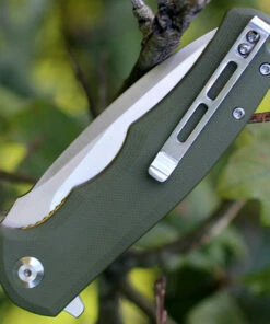 Cheap 🤩 CIVIVI Knives CIVIVI Praxis C803A, 3.75" 9Cr18MoV Satin Drop Point Blade, OD Green G-10 Handles 👍 -Automatic Knives shop civc803a.2 36516.1621951432