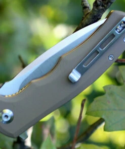 Discount 😍 CIVIVI Knives CIVIVI Praxis C803B,3.75" 9Cr18MoV Satin Drop Point Blade, Tan G-10 Handles ✨ -Automatic Knives shop civc803b.2 44197.1621951640