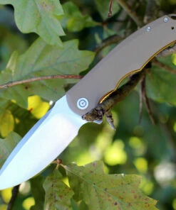 Discount 😍 CIVIVI Knives CIVIVI Praxis C803B,3.75" 9Cr18MoV Satin Drop Point Blade, Tan G-10 Handles ✨