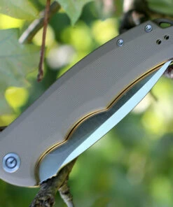 Discount 😍 CIVIVI Knives CIVIVI Praxis C803B,3.75" 9Cr18MoV Satin Drop Point Blade, Tan G-10 Handles ✨ -Automatic Knives shop civc803b 31735.1621951640