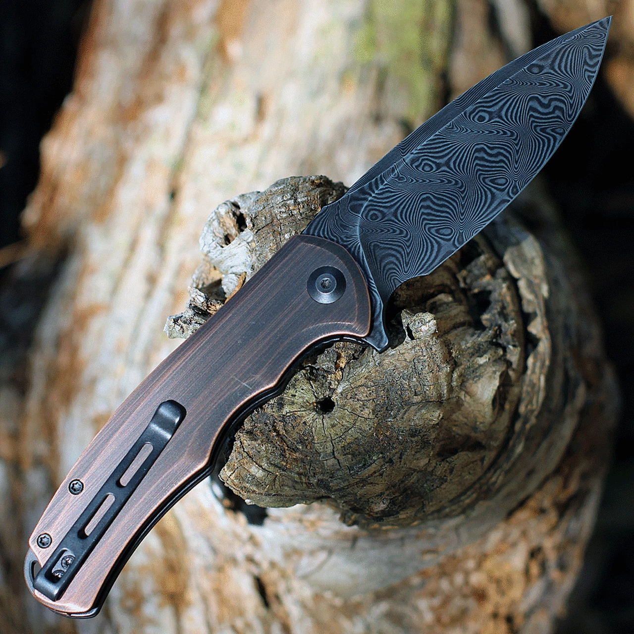 Flash Sale 😀 CIVIVI Knives CIVIVI Praxis - Black Rubbed Copper (3.74" Dam.) C803DS-3 🎁 2 Flash Sale 😀 CIVIVI Knives CIVIVI Praxis - Black Rubbed Copper (3.74" Dam.) C803DS-3 🎁 - Image 2