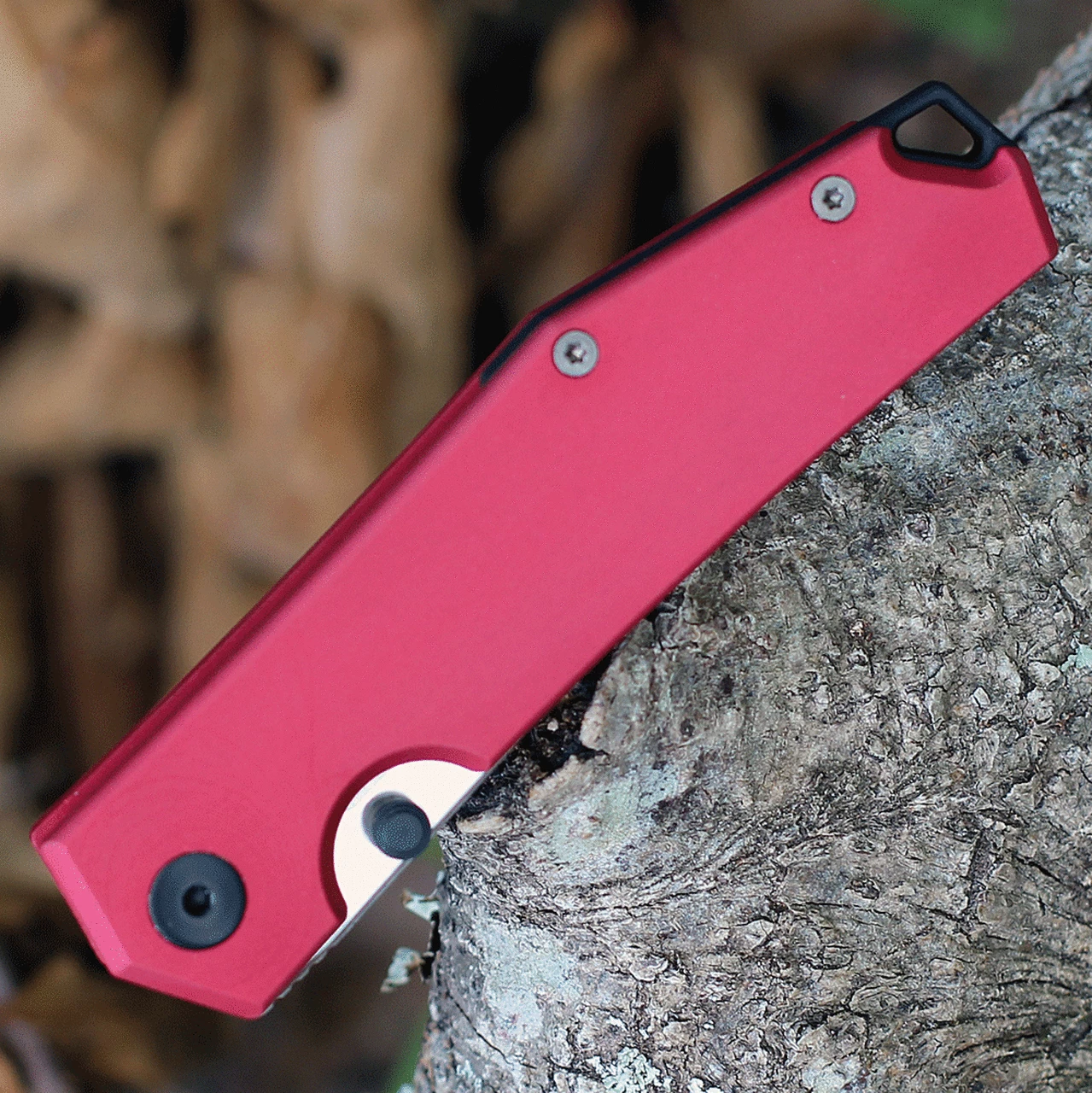 Wholesale β¨ GiantMouse Giant Mouse Ace Clyde-Red-Alu, 3.0" N690 Steel Satin Plain Blade, Red Aluminum Handle π 3 Wholesale β¨ GiantMouse Giant Mouse Ace Clyde-Red-Alu, 3.0" N690 Steel Satin Plain Blade, Red Aluminum Handle π - Image 3