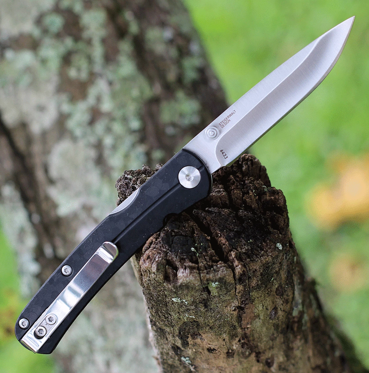 Brand new 👏 CRKT Kith 6433, 2.95" 8Cr13MoV Stainless Steel Satin Plain Blade, Black GRN Handles 👍 2 Brand new 👏 CRKT Kith 6433, 2.95" 8Cr13MoV Stainless Steel Satin Plain Blade, Black GRN Handles 👍 - Image 2