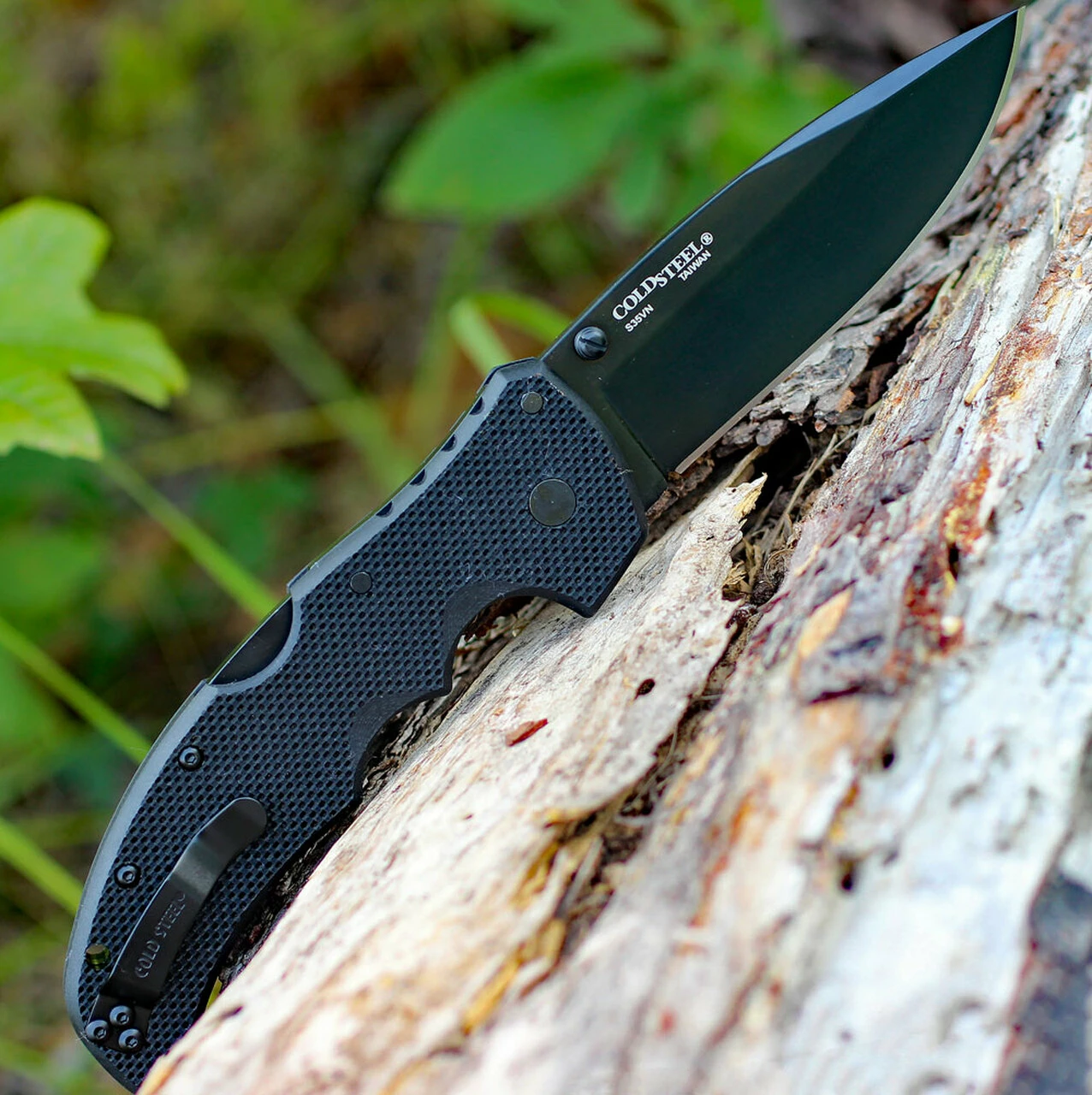 Outlet 🤩 Cold Steel 27BS Recon 1 Spear Point, 4" S35VN Plain Blade, Black G-10 Handle 🔥 2 Outlet 🤩 Cold Steel 27BS Recon 1 Spear Point, 4" S35VN Plain Blade, Black G-10 Handle 🔥 - Image 2