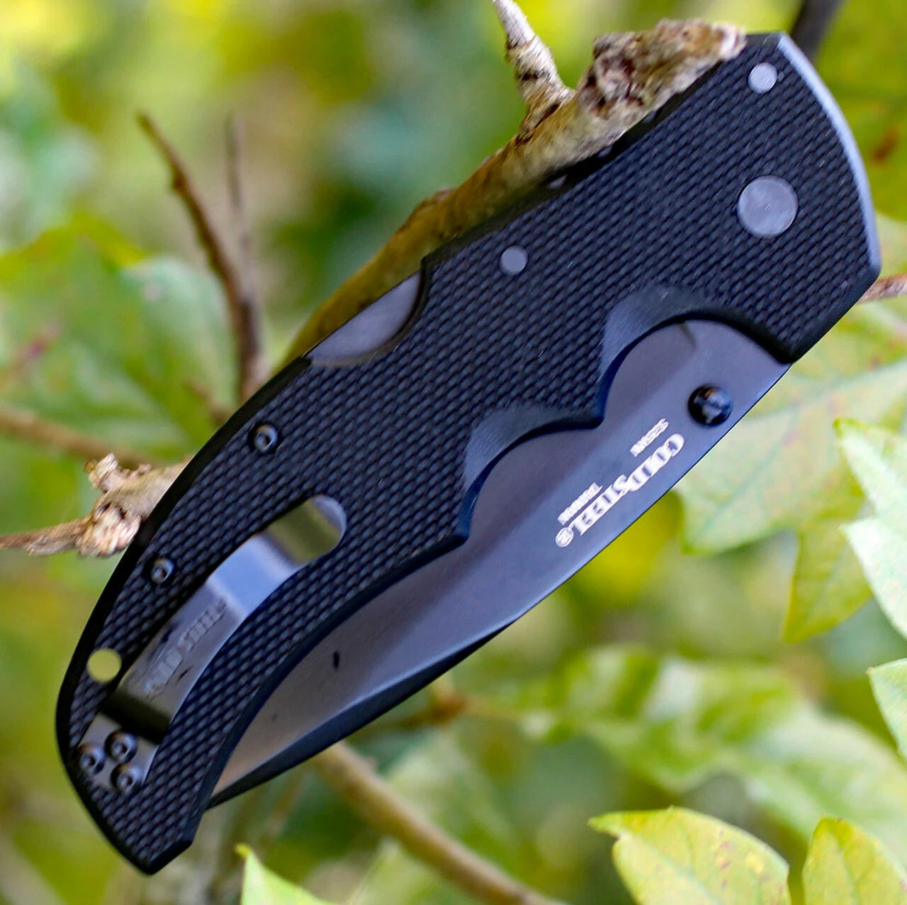 Outlet 🤩 Cold Steel 27BS Recon 1 Spear Point, 4" S35VN Plain Blade, Black G-10 Handle 🔥 4 Outlet 🤩 Cold Steel 27BS Recon 1 Spear Point, 4" S35VN Plain Blade, Black G-10 Handle 🔥 - Image 4