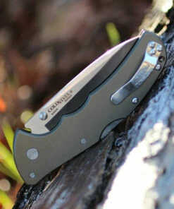 Discount 🤩 Cold Steel 58PS Code 4-Spear Point, 3.5" S35VN Plain Blade, Gray Aluminum Handle 🤩 -Automatic Knives shop cs58ps.2 23396.1566586054