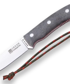 Coupon 🎉 Joker CV120 Bushcrafter Bushcraft Knife, 4.13" Böhler N695 Blade, Canvas Micarta Handle ❤️