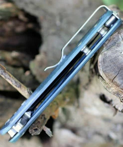 Discount 🔔 DPx Gear H.E.S.T/F 3.0 3D Ti Flipper DPXHSF010, 3.15" M390 Stonewash Plain Blade, 3D Blue Tianium Handle 🌟 -Automatic Knives shop dpxhsf010.1 31642.1595255963