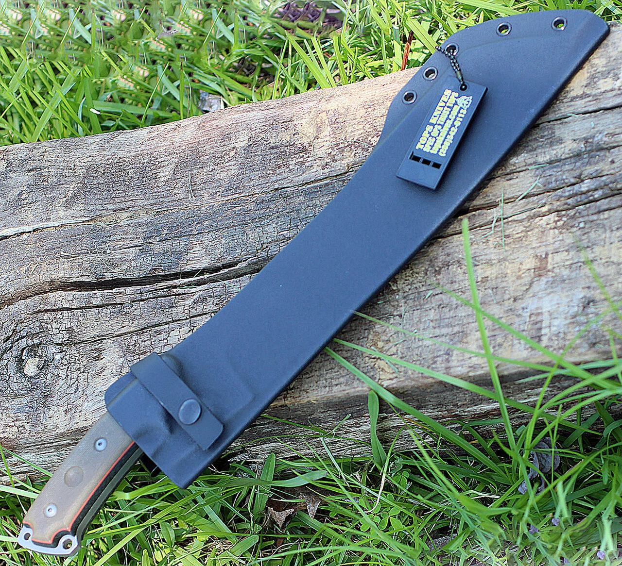 Buy 🧨 TOPS El Chete ELCH01, 12" 1095 Acid Rain Blade, Micarta Handle, Rotating Spring Steel Clip ✨ 3 Buy 🧨 TOPS El Chete ELCH01, 12" 1095 Acid Rain Blade, Micarta Handle, Rotating Spring Steel Clip ✨ - Image 3