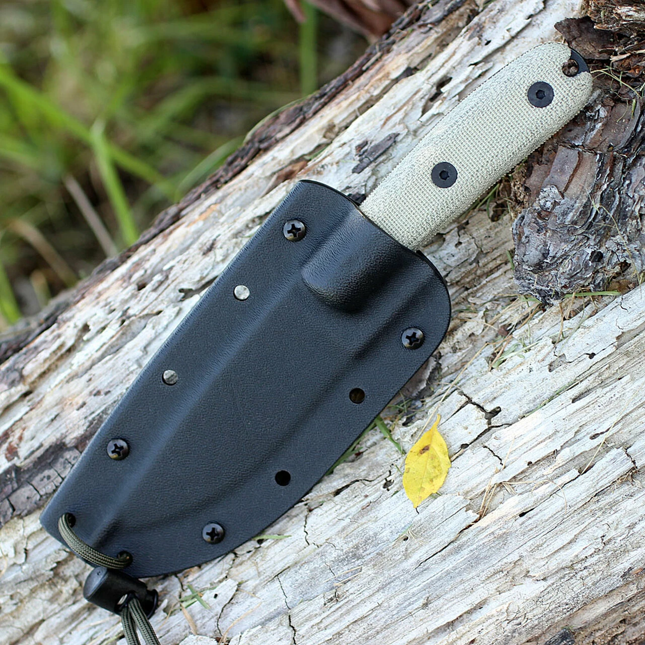 Coupon ⌛ ESEE Knives ESEE 4HM, Black Plain Edge, Modified Canvas Handles, Kydex Sheath 💯 3 Coupon ⌛ ESEE Knives ESEE 4HM, Black Plain Edge, Modified Canvas Handles, Kydex Sheath 💯 - Image 3