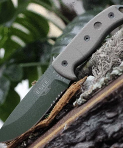 Flash Sale 💯 ESEE Knives, 5S-KO-OD, OD Green Blade, Partially Serrated Edge, Micarta Handle, Knife Only, No Sheathing ✨