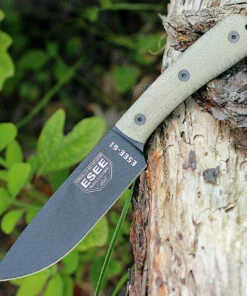 Deals 👍 ESEE Knives ESEE 6HM, Black Plain Edge, Modified Canvas Handles, Kydex Sheath ⭐