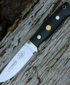 Flash Sale 😀 Fallkniven F1L3Gbm Next Generation, 4.05 in 3G Steel Plain Blade, Black Micarta Handle 💯