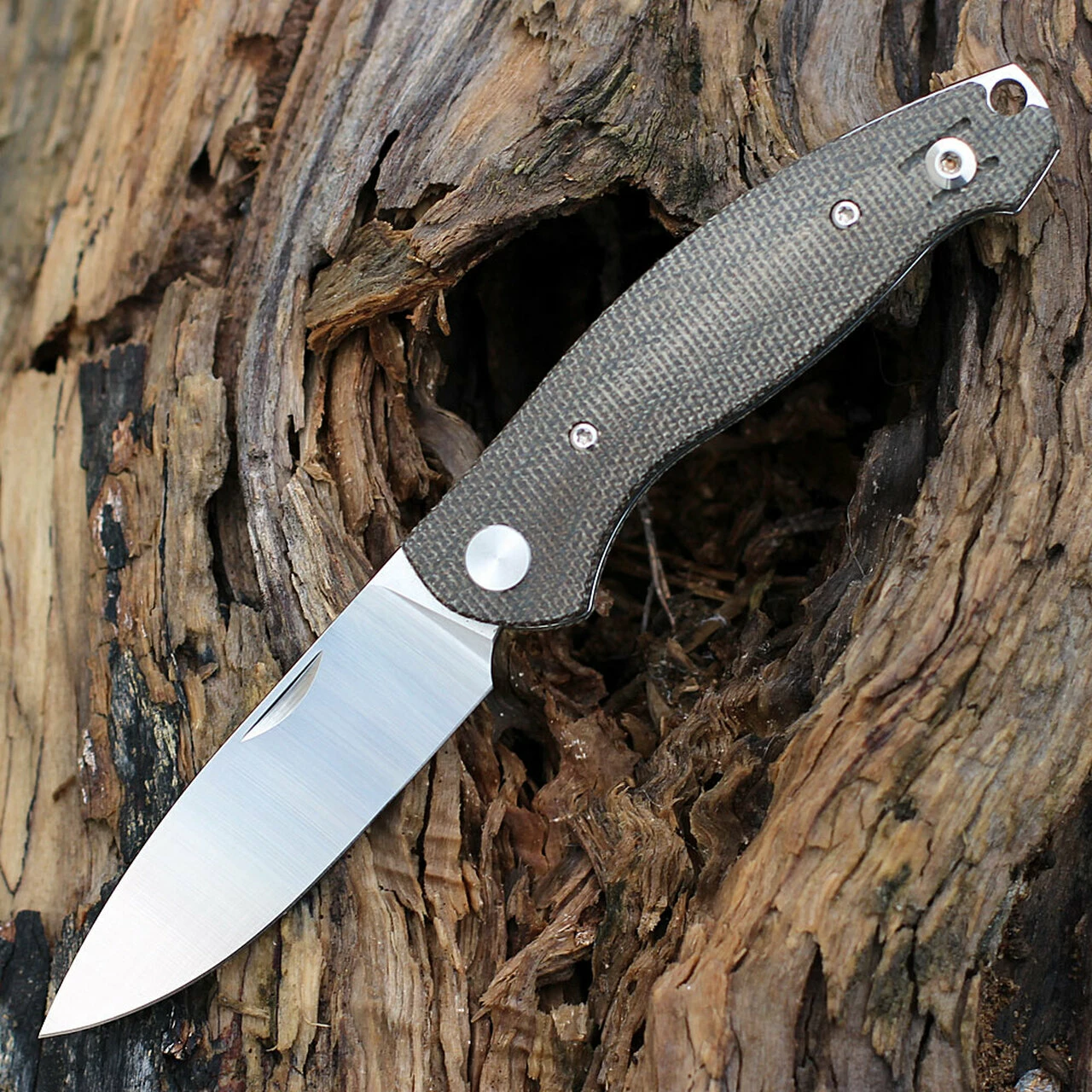 Brand new 🤩 GiantMouse ACE Farley Slipjoint - Green Canvas Micarta (2.8" M390 Satin) 👏 1 Brand new 🤩 GiantMouse ACE Farley Slipjoint - Green Canvas Micarta (2.8" M390 Satin) 👏