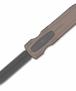 Discount 🧨 SOG Pentagon - Flat Dark Earth OTF Automatic Knife 15-61-02-57, 3.75" S35VN Black Titanium Nitride Dagger Blade, Flat Dark Earth Aluminum Handle 🤩