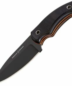 New ⌛ Flexcut Hawthorne Nomad, 4" 1095 Steel Blade, Black Canvas Micarta w/ Orange G-10 Liner Handle ✔️