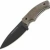 Coupon 🛒 Flexcut Hawthorne Nomad, 4" 1095 Steel Blade, OD Green Canvas Micarta W/ White G-10 Liner Handle 🛒