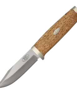 Top 10 🔥 Fallkniven SK1 Jarl Fixed Blade - Curly Birch (3.88" 3G) Leather Sheath 🎁