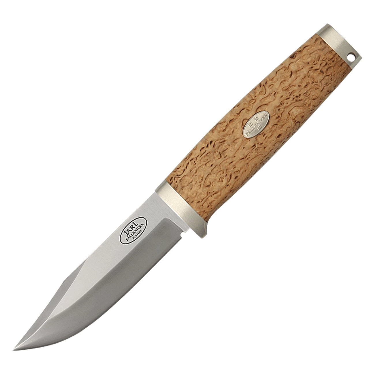 Top 10 🔥 Fallkniven SK1 Jarl Fixed Blade - Curly Birch (3.88" 3G) Leather Sheath 🎁 1 Top 10 🔥 Fallkniven SK1 Jarl Fixed Blade - Curly Birch (3.88" 3G) Leather Sheath 🎁