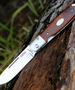 Promo 🧨 Fallkniven GPdi Gentleman Pocket Knife Desert Ironwood, 3.07" Lam.Cos Satin Blade 🔔