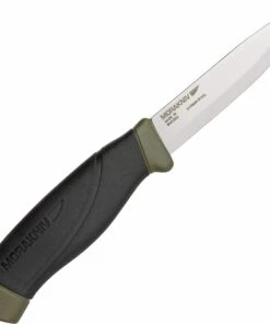 Cheap 🔥 Mora Companion Heavy Duty, 4" Carbon Steel Plain Blade, Black/Green Rubber Handle 😀