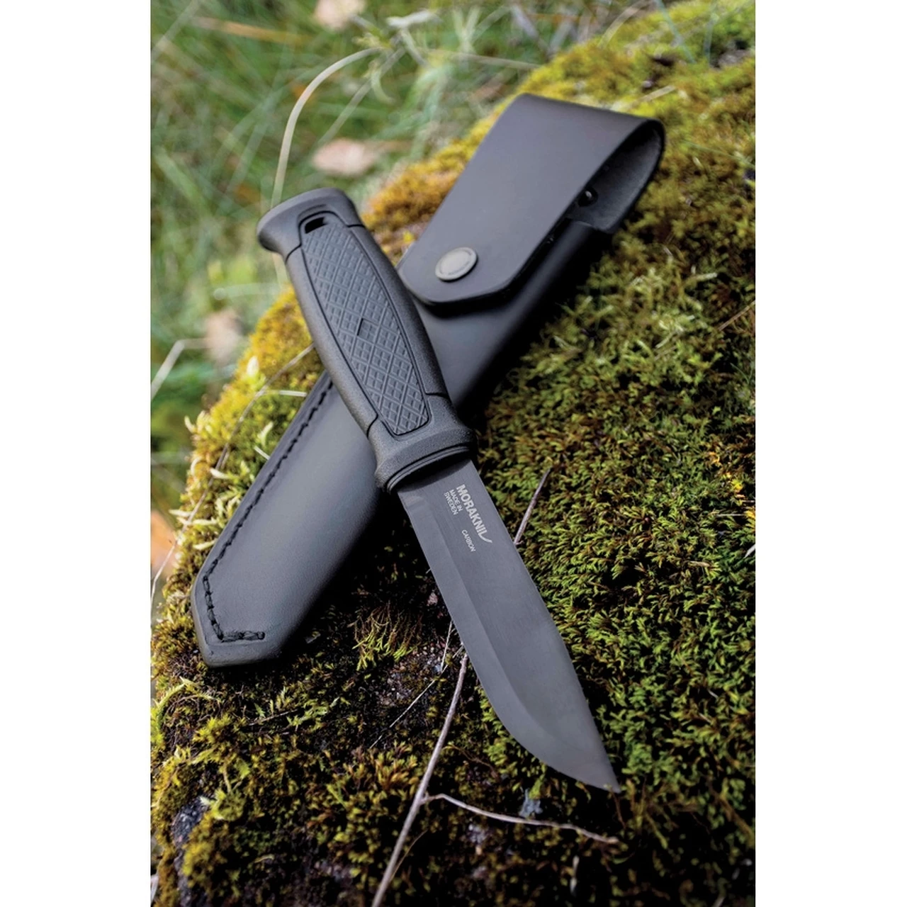 Budget ⭐ MoraKniv Garberg, 4.25" Carbon Steel Black Plain Blade, Black Leather Sheath 🤩 3 Budget ⭐ MoraKniv Garberg, 4.25" Carbon Steel Black Plain Blade, Black Leather Sheath 🤩 - Image 3
