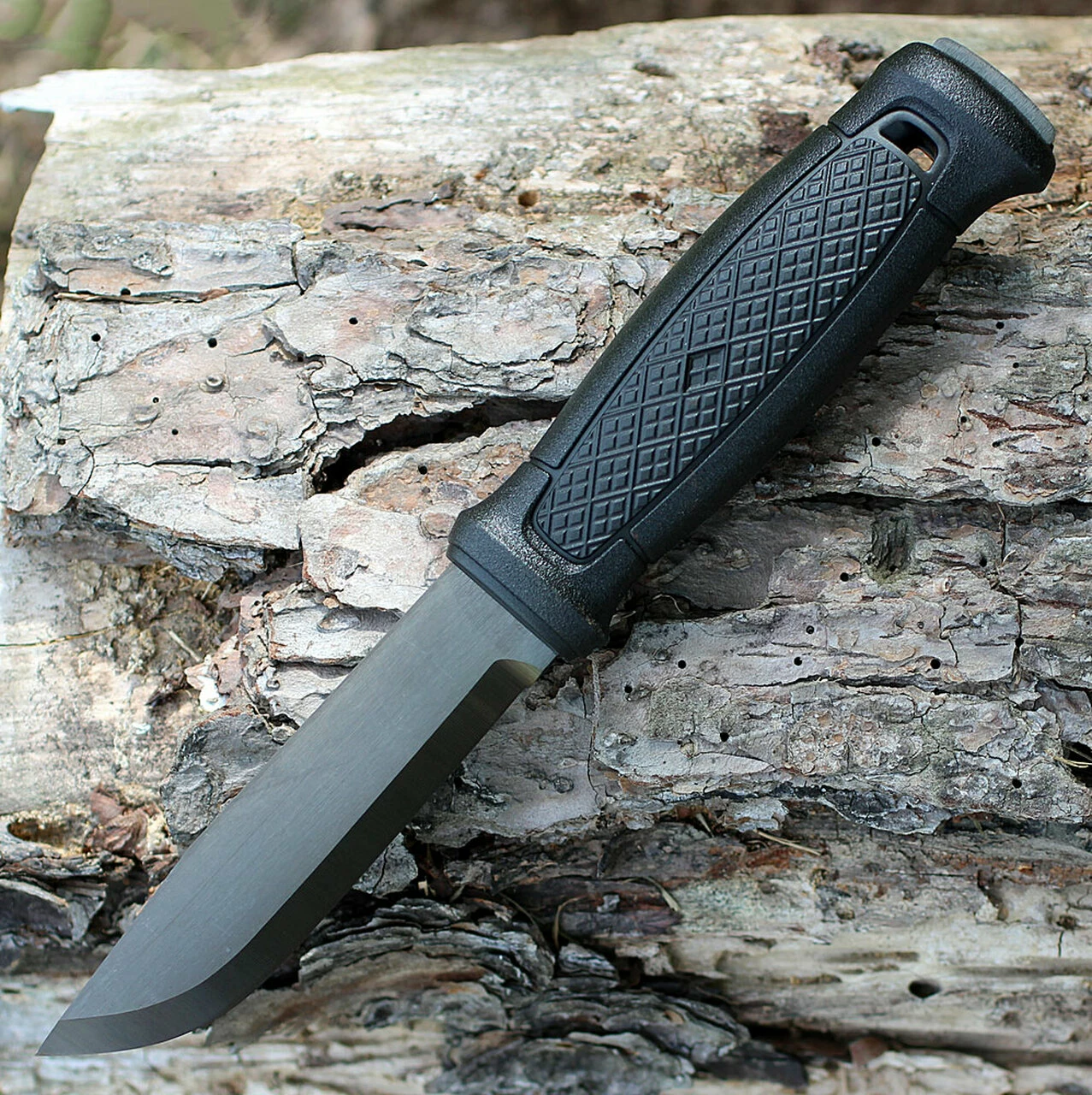 Budget ⭐ MoraKniv Garberg, 4.25" Carbon Steel Black Plain Blade, Black Leather Sheath 🤩 2 Budget ⭐ MoraKniv Garberg, 4.25" Carbon Steel Black Plain Blade, Black Leather Sheath 🤩 - Image 2