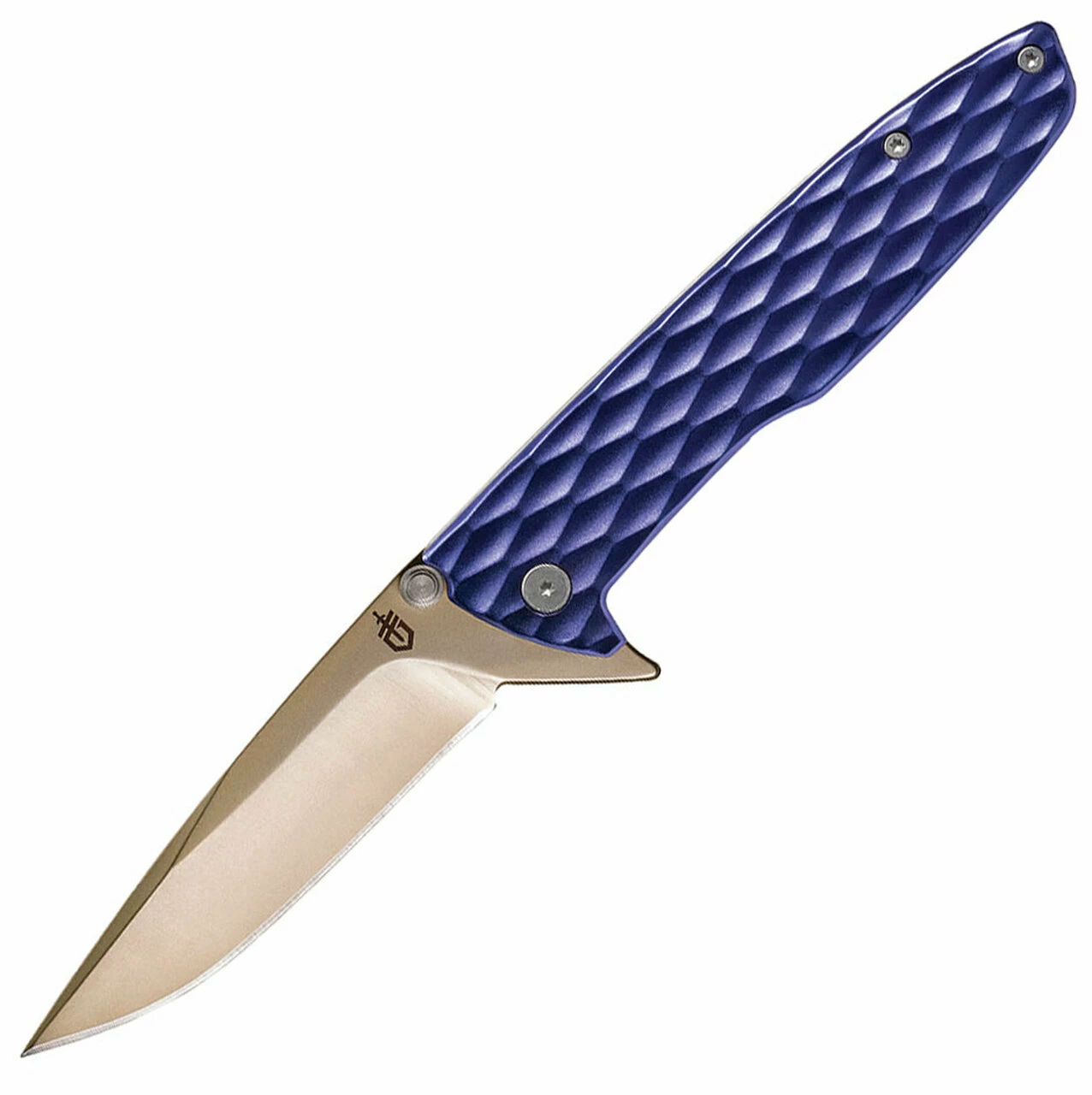 Brand new 🔥 Gerber 30-001354 One-Flip, 3.2 in 5Cr15MoV Champagne Plain Blade, Blue Aluminum Handle 👍 1 Brand new 🔥 Gerber 30-001354 One-Flip, 3.2 in 5Cr15MoV Champagne Plain Blade, Blue Aluminum Handle 👍