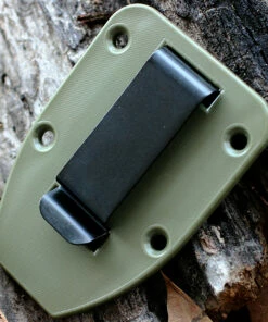 Cheapest 🧨 ESEE Knives ESEE 4P-DT, Desert Tan Blade, Green Molded Sheath With Clip Plate, Plain Edge 😍 -Automatic Knives shop green clip plate 1 1 76291.1566589450