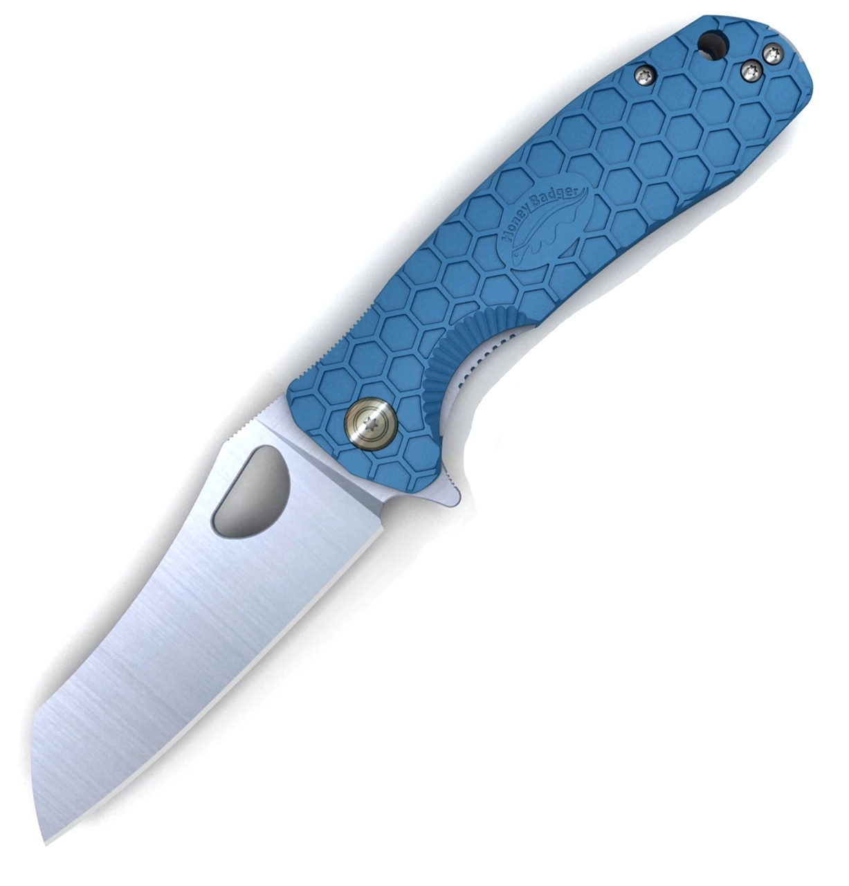 Coupon ๐ Honey Badger Knives Medium D2 Warncleaver Flipper HB1164, 3.19" D2 Satin Warncleaver Plain Blade, Blue FRN Handle (Silver Clip, Silver Backspacer) ๐งจ 1 Coupon ๐ Honey Badger Knives Medium D2 Warncleaver Flipper HB1164, 3.19" D2 Satin Warncleaver Plain Blade, Blue FRN Handle (Silver Clip, Silver Backspacer) ๐งจ