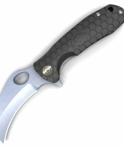 Best Pirce 👍 Honey Badger Knives Medium Claw Flipper HB1121, 3.0" 8Cr13Mov Claw Blade, Black FRN Handle 🤩