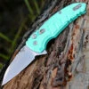 Top 10 🎉 Hogue 24163 X1-Microflip 2.75" CPM-154 Wharncliffe Blade, Aquamarine Aluminum Handle 🤩