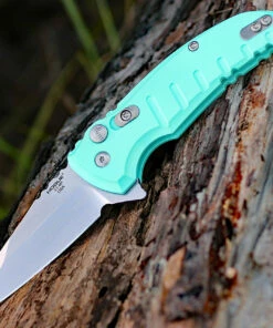 Top 10 🎉 Hogue 24163 X1-Microflip 2.75" CPM-154 Wharncliffe Blade, Aquamarine Aluminum Handle 🤩
