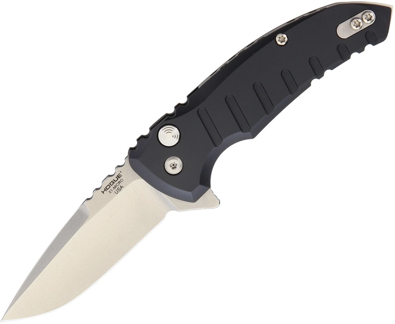 Top 10 💯 Hogue 24170 X1 Micro Button Lock, 2.75" CPM-154 Plain Blade, Matte Black Aluminum Handle ⌛ 1 Top 10 💯 Hogue 24170 X1 Micro Button Lock, 2.75" CPM-154 Plain Blade, Matte Black Aluminum Handle ⌛