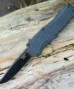 Flash Sale 🛒 Hogue 34056 Exploit, 3.5" OTF Black CPM S30V Blade, Matte Black Aluminum Handle 😍