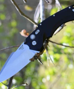 Coupon ✨ Hogue 34510 EX-A05, 4" Folder CPM154 Spear Point Blade Tumbled Finish-Black Aluminum Frame 🧨 -Automatic Knives shop ho34510.3 02097.1566586354
