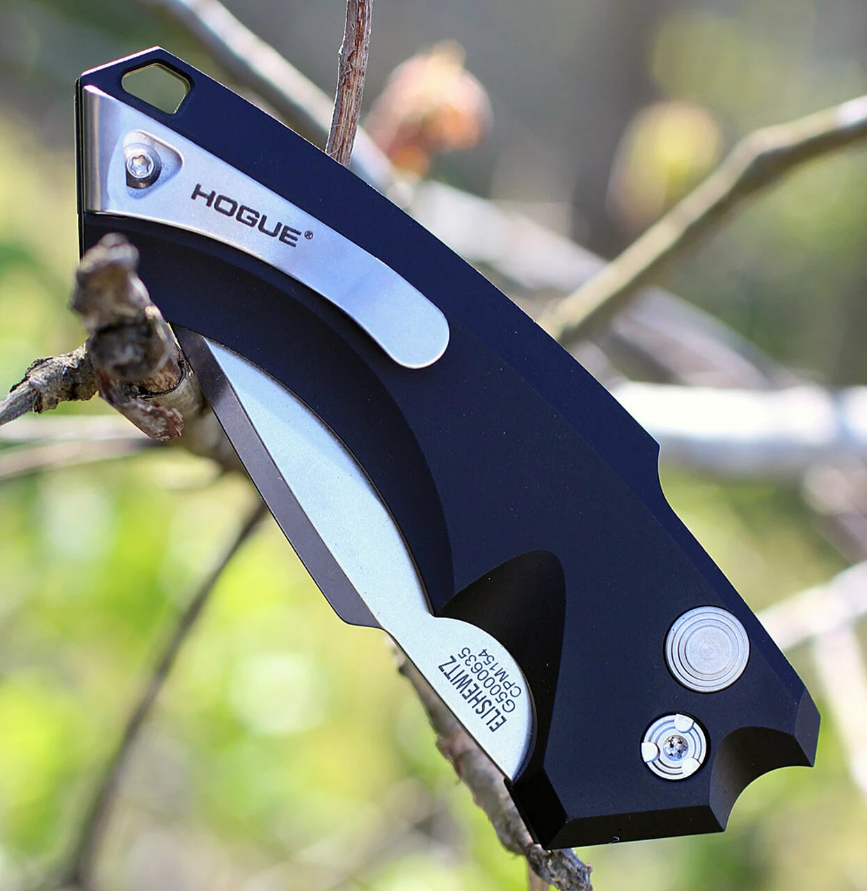 Best Sale 🎉 Hogue 34530 EX-A05, 3.5" Folder CPM154 Spear Point Blade Tumbled Finish-Black Aluminum Frame 🤩 4 Best Sale 🎉 Hogue 34530 EX-A05, 3.5" Folder CPM154 Spear Point Blade Tumbled Finish-Black Aluminum Frame 🤩 - Image 4