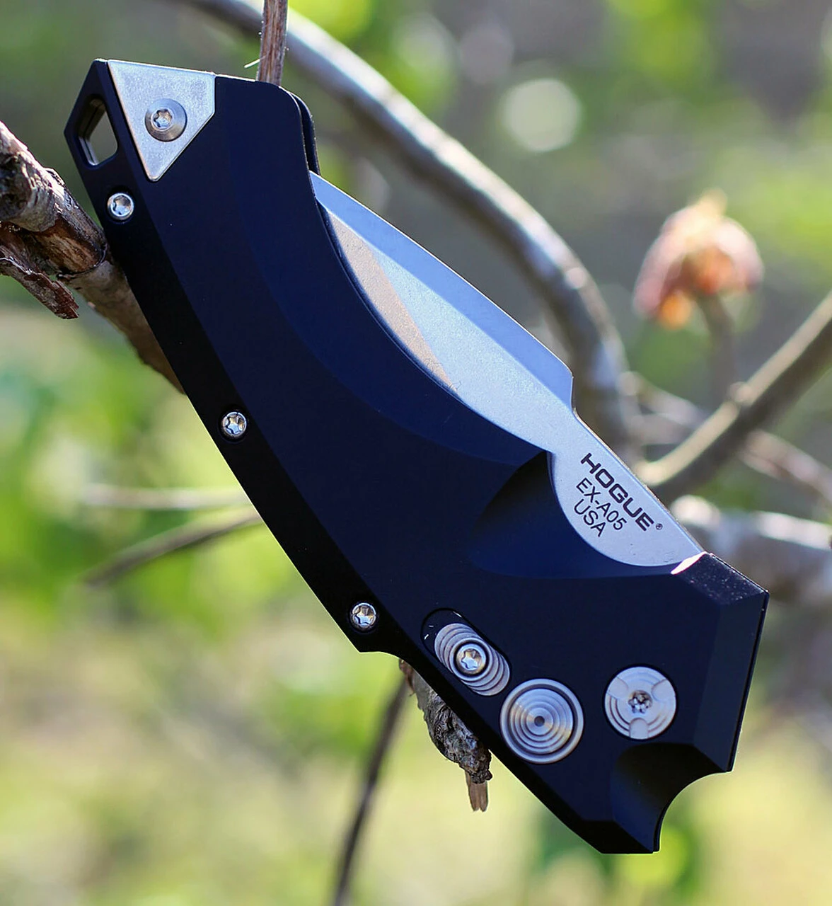 Best Sale 🎉 Hogue 34530 EX-A05, 3.5" Folder CPM154 Spear Point Blade Tumbled Finish-Black Aluminum Frame 🤩 3 Best Sale 🎉 Hogue 34530 EX-A05, 3.5" Folder CPM154 Spear Point Blade Tumbled Finish-Black Aluminum Frame 🤩 - Image 3