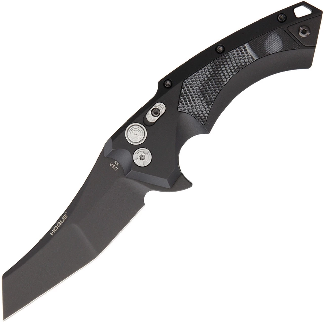 Best Sale 🎁 Hogue 34569 X5 Button Lock Folder, 3.5" CPM-154 Black Wharncliffe Blade-Black Aluminum Frame/G-Mascus Black G-10 🔥 1 Best Sale 🎁 Hogue 34569 X5 Button Lock Folder, 3.5" CPM-154 Black Wharncliffe Blade-Black Aluminum Frame/G-Mascus Black G-10 🔥