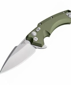 Outlet 🎉 Hogue 34571 X5 Folder, 3.5" CPM154 Plain Blade, OD Green Aluminum Handle 🤩