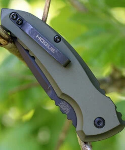 Best reviews of 🔔 Hogue A01 Microswitch Drop Point 24111, 2.75" Black CPM154 Plain Blade, Matte OD Aluminum Handle 👏 -Automatic Knives shop hogk2411.2 73294.1566586332