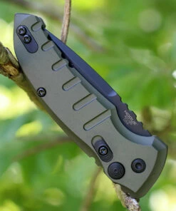 Best reviews of 🔔 Hogue A01 Microswitch Drop Point 24111, 2.75" Black CPM154 Plain Blade, Matte OD Aluminum Handle 👏 -Automatic Knives shop hogk2411.3 10409.1566586331